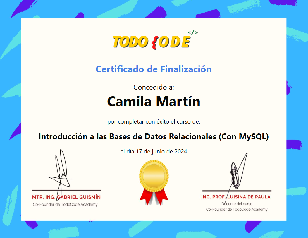 Relational Databases with MySQL